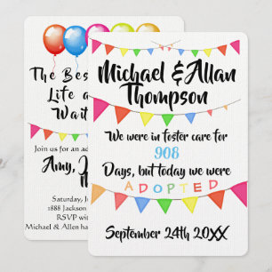 Invitation Adoption De L'Annonce De Soins D'Accueil - Partie