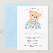Adorable Boho Arc-en-ciel Boy Baby shower