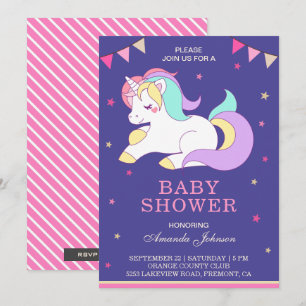 Invitation adorable douce mignonne de baby shower