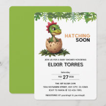 Adorable Kawaii Baby Dinosaur Hatching