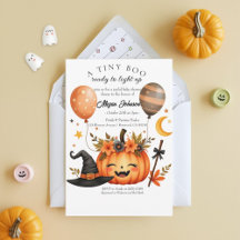 Adorable Petit Citrouille Boo Baby shower d'Hallow