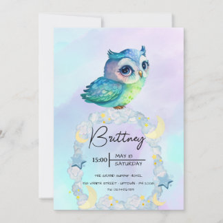 Invitation adorable pour une fête d'anniversaire a