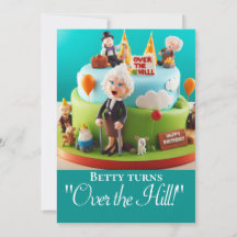 ADORABLE SUR LA COLLINE ANNIVERSAIRE DE GÂTEAU