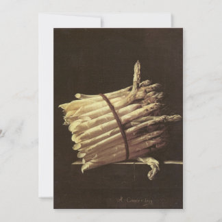 Invitation Adriaen Coorte - Vie morte d'Asparagus