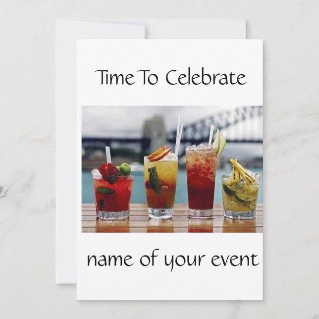 INVITATION ****ADULTE COCKTAIL INVITATION***** (Devant)