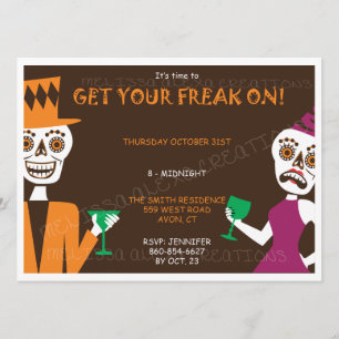 Invitation adulte de Halloween