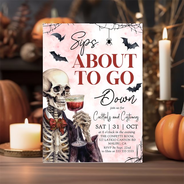 Invitation Adulte Halloween Sièges sur le point de descendre  (Créateur téléchargé)