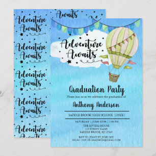 Invitation Adventure Attend la soirée de graduation du ballon