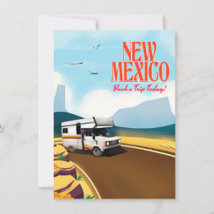 Invitation Affiche de voyage au Nouveau-Mexique