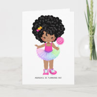 African American Candy Land Fête d'anniversaire