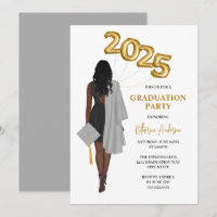 African American Female 2025Graduation Party