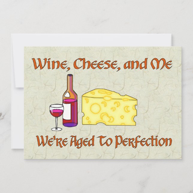 Invitation Âgé à perfection (Devant)