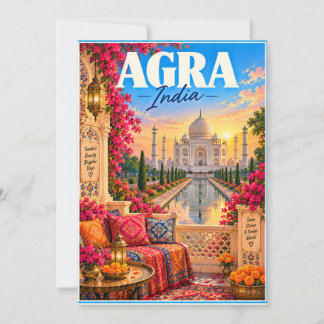 Invitation Agra India Taj Mahal Travel