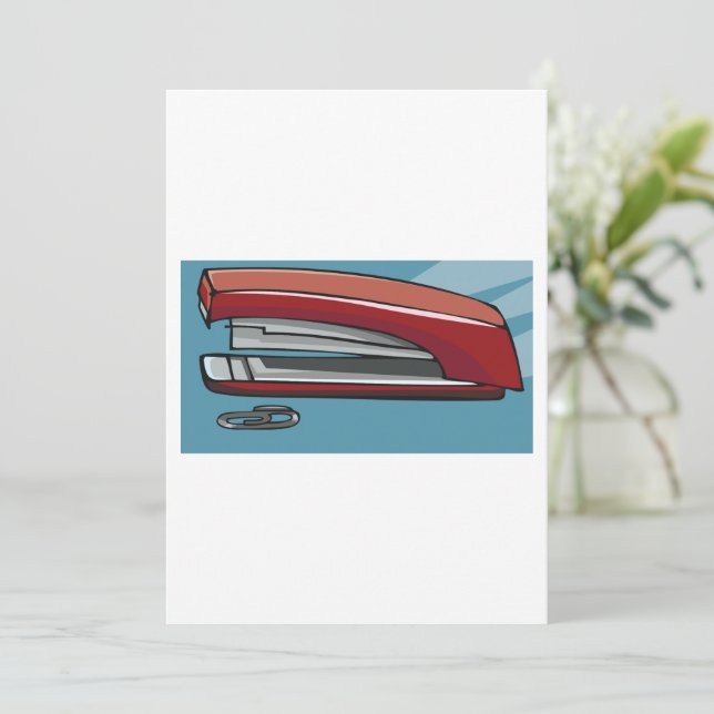 Invitation agrafeuse (Debout devant)