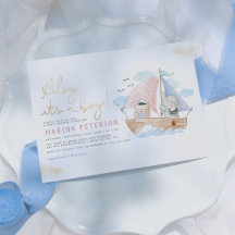 Ahoy C'est un petit éléphant et un Baby shower de 