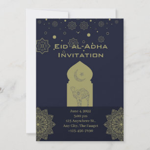 Invitation Aïd al-adha minimaliste 