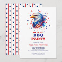 Aigle américain patriotique BBQ