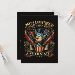 Invitation Aigle patriotique du 250e anniversaire des États-U