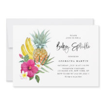 Aiguille tropicale et Hibiscus Bébé saupoudrer