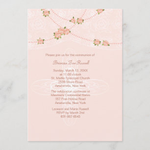 Invitation aimable de dentelle