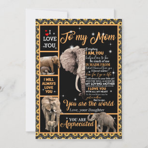 Invitation Aime Maman   Lettre à ma maman tu es le monde