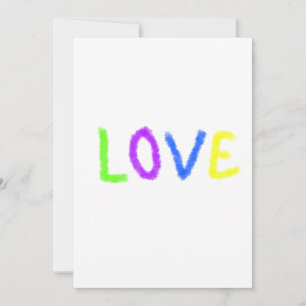 Invitation Aimer fierté arc en ciel aquarelle LGBTQ Juin mode