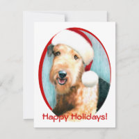 Airedale Terrier Père Noël