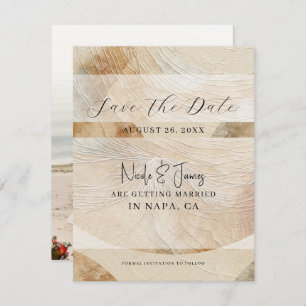 Invitation Airy Neutral Natural Element Boho Enregistrer la d