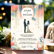 Ajouter Stars Glam Bright Pastel Ombre Mariage de