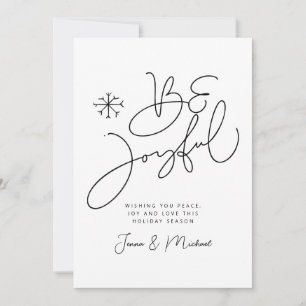 Invitation AJOUTER VOTRE PHOTO   Joyeux Noël Sois Joyeux