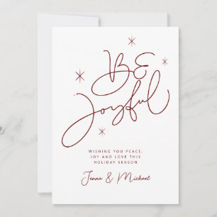 Invitation AJOUTER VOTRE PHOTO   Joyeux Noël Sois Joyeux