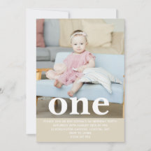 Ajoutez votre propre photo One First Birdday Party