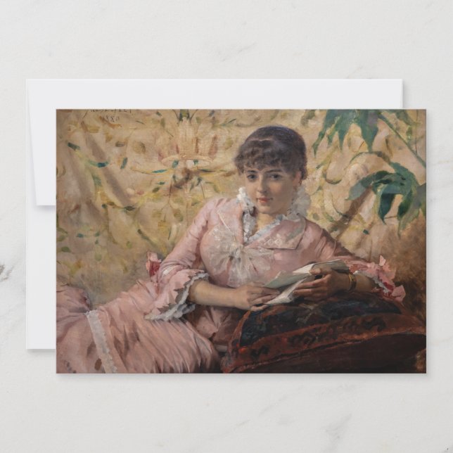 Invitation Albert Edelfeel - La Parisienne de lecture (Devant)