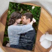 Alexis Black and White Elegant Mariage moderne