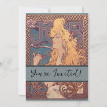 Alfonse Mucha Job Art Nouveau femme
