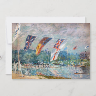 Invitation Alfred Sisley - Régate à Molesey