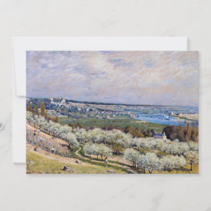 Invitation Alfred Sisley - Terrasse de Saint-Germain, printem