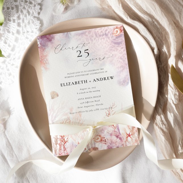 Invitation Algues sous-marines | Anniversaire des coquillages (Créateur téléchargé)