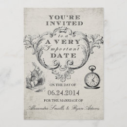 Invitation Alice au pays des merveilles
