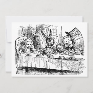 Invitation Alice au pays des merveilles Baby shower Invitatio