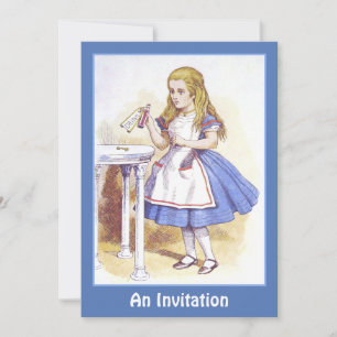Invitation : Alice au pays des merveilles - Caterp