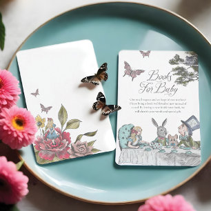 Invitation Alice au pays des merveilles vintage   Livres pour