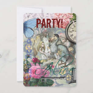 Invitation Alice Classique Merveilleux Dodo Art de Tenniel