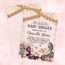 Alice dans le Baby shower du pays des merveilles