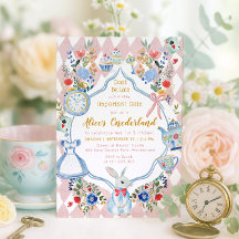 Alice dans ONEderland 1er anniversaire Whimsical