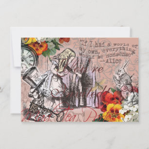Invitation Alice rideau absurde merveilleuse