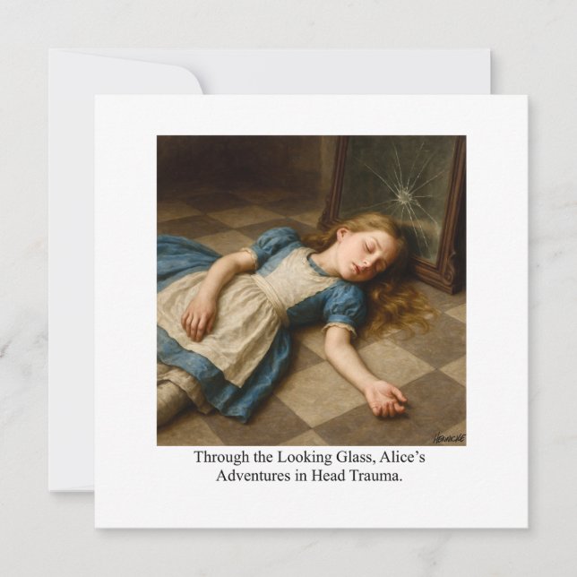 Invitation Alice’s Adventures in Head Trauma  (Devant)