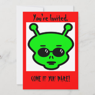 Invitation Alien Halloween