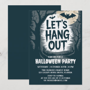 Invitation Allons passer Halloween