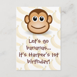 Invitation Allons-y bananes